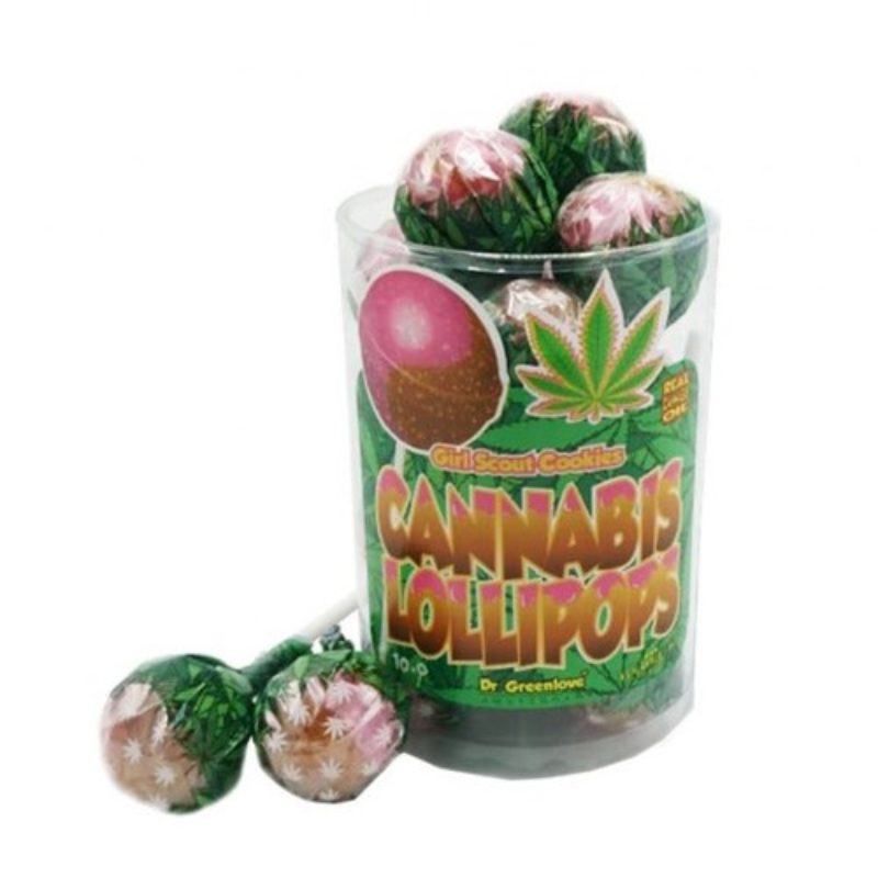 Cannabis Lollipops - Bubblegum Girl Scout cookies